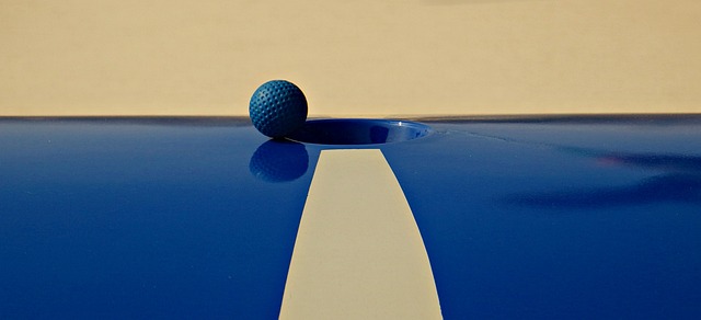 míček na minigolf